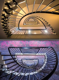 Stiegenhaus/Treppenhaus im Hotel ibis Styles Genève Gare in Genf, Schweiz