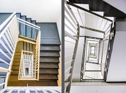 Stiegenhaus/Treppenhaus im Hotel Seepark Wörthersee Resort in Klagenfurt, &Ouml;sterreich