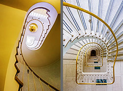 Stiegenhaus/Treppenhaus in München, Deutschland