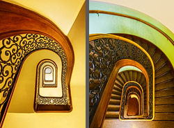 Stiegenhaus/Treppenhaus in München, Deutschland