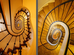 Stiegenhaus/Treppenhaus in München, Deutschland