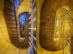 Stiegenhaus/Treppenhaus in München, Deutschland