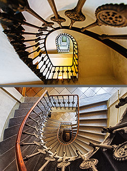 Stiegenhaus/Treppenhaus in Wien, &Ouml;sterreich