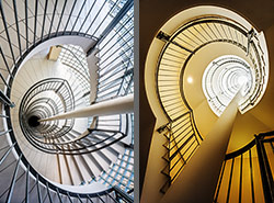 Stiegenhaus/Treppenhaus in Wien, &Ouml;sterreich