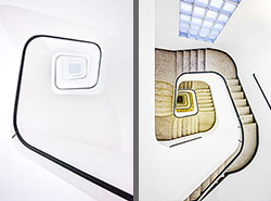 Stiegenhaus/Treppenhaus in der argentinischen Botschaft in Wien, &Ouml;sterreich