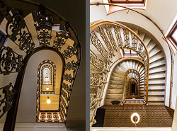 Stiegenhaus/Treppenhaus in Wien, &Ouml;sterreich