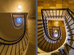 Stiegenhaus/Treppenhaus in Wien, &Ouml;sterreich