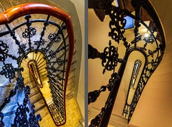 Stiegenhaus/Treppenhaus in Wien, &Ouml;sterreich