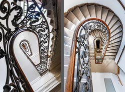 Stiegenhaus/Treppenhaus in Wien, &Ouml;sterreich