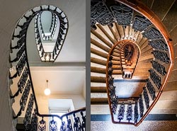 Stiegenhaus/Treppenhaus in Wien, &Ouml;sterreich