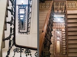 Stiegenhaus/Treppenhaus in Wien, &Ouml;sterreich