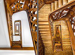 Stiegenhaus/Treppenhaus in Wien, &Ouml;sterreich