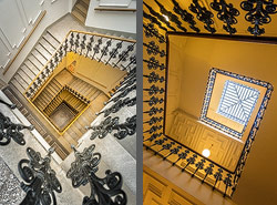 Stiegenhaus/Treppenhaus in Wien, &Ouml;sterreich