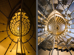 Stiegenhaus/Treppenhaus in Wien, &Ouml;sterreich