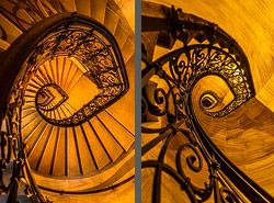 Stiegenhaus/Treppenhaus in Wien, &Ouml;sterreich