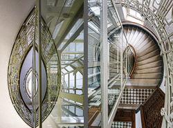 Stiegenhaus/Treppenhaus in Wien, &Ouml;sterreich