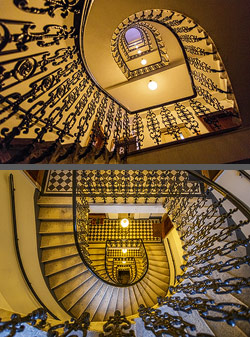 Stiegenhaus/Treppenhaus in Wien, &Ouml;sterreich