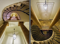 Stiegenhaus/Treppenhaus in Wien, &Ouml;sterreich