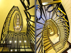 Stiegenhaus/Treppenhaus in Wien, &Ouml;sterreich