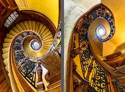 Stiegenhaus/Treppenhaus in Wien, &Ouml;sterreich