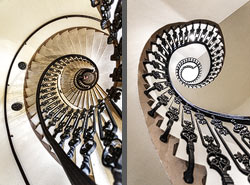 Stiegenhaus/Treppenhaus in Wien, &Ouml;sterreich