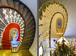 Stiegenhaus/Treppenhaus in Wien, &Ouml;sterreich