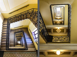 Stiegenhaus/Treppenhaus in Wien, &Ouml;sterreich