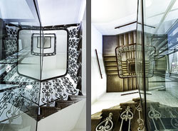 Stiegenhaus/Treppenhaus in Wien, &Ouml;sterreich