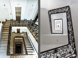 Stiegenhaus/Treppenhaus in Wien, &Ouml;sterreich