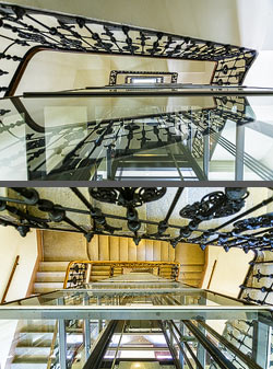 Stiegenhaus/Treppenhaus in Wien, &Ouml;sterreich