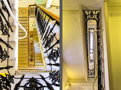 Stiegenhaus/Treppenhaus in Wien, &Ouml;sterreich